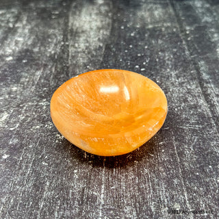 Balance Home Orange Selenite Bowl and Gemstones Set