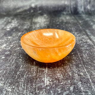 Balance Home Orange Selenite Bowl and Gemstones Set