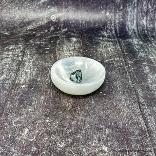 GoodFortune Home Selenite Bowl and Gemstones Set
