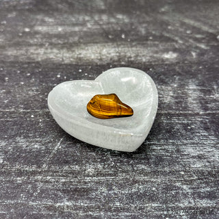 Heart Selenite Bowl and Gemstones Set