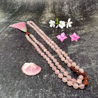 Love Rose Quartz Gemstone Mala