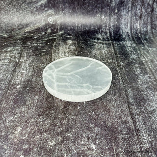 Moon Selenite Plate